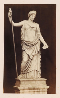 Sculpture of Juno, Museo Vaticano, photograph, photographer: Libreria Spithöver, c. 1850 - c. 1870,