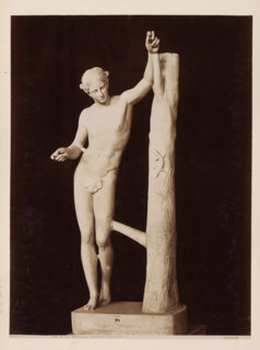 Sculpture of Apollo Sauroctonus, Vatican, Apollo Sauroctonus, album page, photograph, This photo is