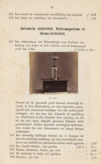 Electroscope by Bohnenberger, photograph, page, number: 'No. 157.', photographer: Fredrich Wilhelm