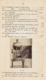 Electric lamp in a housing, photograph, page, number: 'No. 173.', photographer: Fredrich Wilhelm