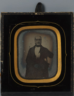 Portrait of Wouter Holleman, manufacturer, photograph, inscription: 'Wouter, 1831.', Netherlands, c