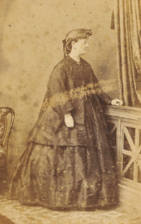 Portrait of an unknown woman from the Marmelstein family, photograph, carte-de-visite,