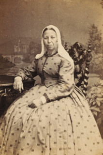 Portrait of an unknown woman from the Marmelstein family, photograph, carte-de-visite,
