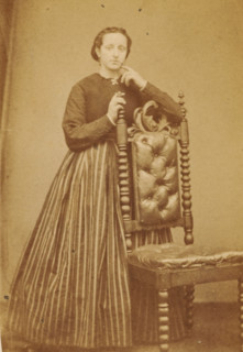 Portrait of an unknown woman from the Marmelstein family, photograph, carte-de-visite,