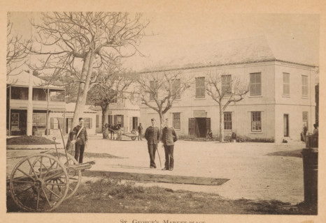 St. George's market-place, page, photomechanical print, photographer: James H. Stark, Saint George,