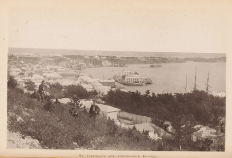 St. George's Island and Ordinance Island, page, photomechanical print, photographer: James H.