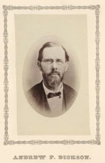 Andrew F. Dickson, photograph, page, c. 1876 - in or before 1881, photographer, paper, albumen