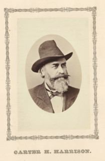 Carter H. Harrison, photograph, page, c. 1876 - in or before 1881, photographer, paper, albumen