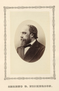 Sereno D. Nickerson, photograph, reproduction, page, after print by anonymous, c. 1876 - in or