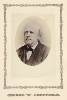 George W. Sheffield, photograph, page, c. 1876 - in or before 1881, photographer, paper, albumen