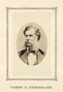 James B. Brinsmade, photograph, page, c. 1876 - in or before 1881, photographer, paper, albumen