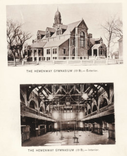 The Hemenway Gymnasium, page, photomechanical print, number: '(19 B) (19 B)', Cambridge (MA), c.