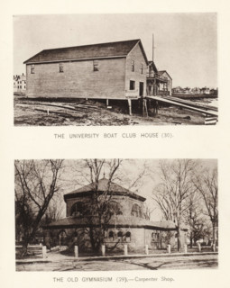 The old gymnasium, The university boat club house, page, photomechanical print, number: '(30)
