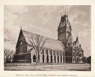 Harvard and its surroundings, book, inscription: 'Marie Rehberg Cambridge May 31st 1890. Ball ...