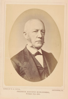 Fredrick Augustus Muhlenberg, photograph, page, photographer: William H. Tipton, Gettysburg, c.