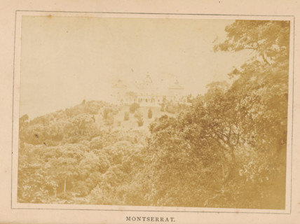 View of the Palácio de Monserrate near Sintra, Montserrat, photograph, page, Portugal, c. 1881 - in