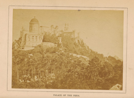 View of the Palácio da Pena in Sintra, Palace of the Pena, photograph, page, Sintra, c. 1860 - in