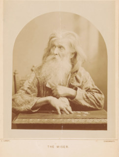The Miser, Portrait of an Unknown Old Man, photograph, page, photographer: James M. Landy,
