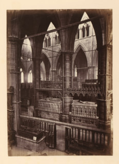 Chapel of St. Edmund at Westminster Abbey, photograph, page, photographer: John Harrington, c. 1864