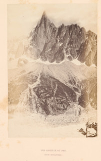 The Aiguille du Dru, Photograph, page, inscription: '(from Montanvert)', photographer: Stephen