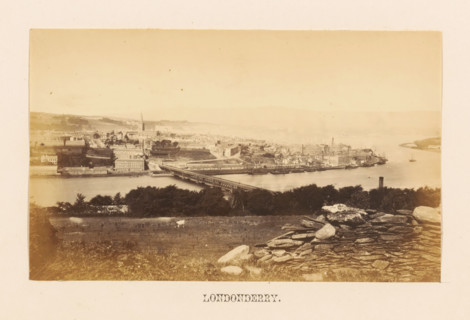 View of Londonderry, Londonderry, photograph, page, photographer: John Hudson, c. 1862 - in or