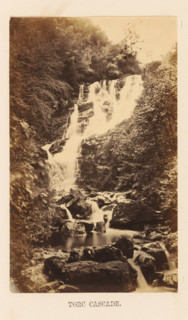 Torc Cascade, View of the Torc Waterfall, photograph, page, photographer: John Hudson, Killarney, c