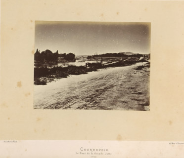 View of Courbevoie, Courbevoie. Le Pont de la Grande Jatte, photograph, page, number: '(No. 65)',