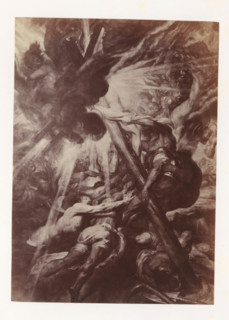 Photo reproduction of The Beacon of Golgotha by Antoine Wiertz, photograph, reproduction, page,