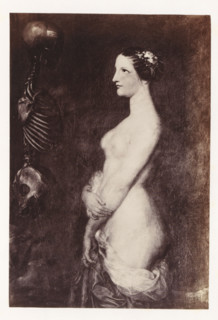Photo reproduction of The beautiful Rosine by Antoine Wiertz, photograph, reproduction, page, check