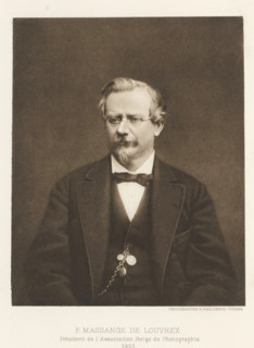 F. Massange-de Louvrex, Portrait of Ferdinand Massange-de Louvrex, page, photomechanical print,