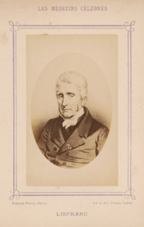 Lisfranc, Photo reproduction of a portrait of Jacques Lisfranc de St. Martin, photograph,