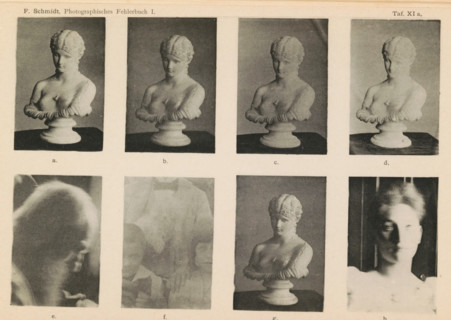 Eight examples of exposure studies and studies of various methods of development, page,
