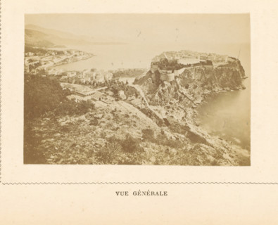 View of Monte Carlo in Monaco, Vue Générale, photograph, page, Monte Carlo, c. 1873 - in or before