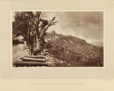 View of Antananarivo, Antananarivo, capital of Madagascar, page, photomechanical print,