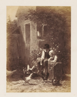 Photo reproduction of Le repas partagé by Ch, Jacques, photograph, reproduction, page, after