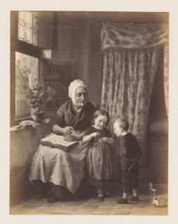 Photo reproduction of La leçon sollicitée by de Bruycker, photograph, reproduction, page, after