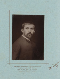 Portrait of Pascal-Adolphe-Jean Dagnan-Bouveret, page, photomechanical print, inscription: