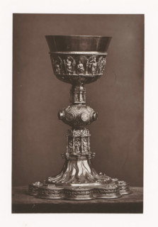 Chalice from a monastery in Tours, installed during the Exposition Rétrospective of 1873 in Tours,