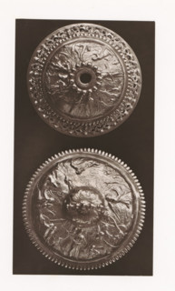 Two ciborium lids, installed during the 1873 Exposition Rétrospective in Tours, France, page,