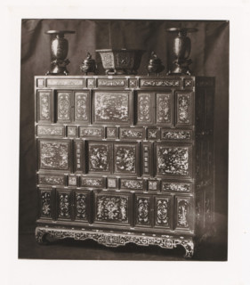 Cabinet from Annam, installed during the Exposition Rétrospective of 1873 in Tours, France, page,