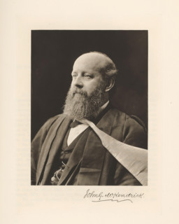 Portrait of John Gray McKendrick, John G. MKendrick, page, photomechanical print, cliché maker: T.