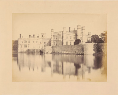 View of Leeds Castle, photograph, page, inscription: 'No.6.', photographer: John Cruttenden, Leeds