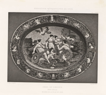 17th-century enamel sign, at the Exposition Rétrospective of 1877 in Lyon, France, photomechanical
