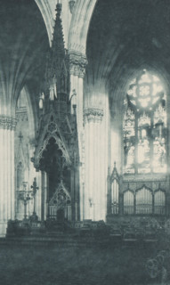 Saint Patricks Cathedral, New York, Altar and lectern in Saint Patrick's Cathedral in New York,