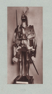 15th-century armor with sword and shield from the army of Charles VII of France, from the