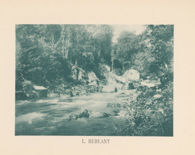 Landscape with rapids, Sentiment d'Art en Photographie, photomechanical print, This print is part