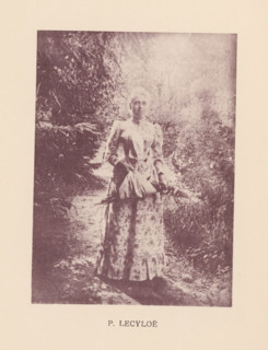 Portrait of an unknown woman in the forest, Sentiment d'Art en Photographie, photomechanical print,