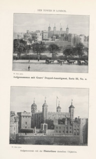 The Tower of London, Two views of the Tower of London in London, United Kingdom, page,