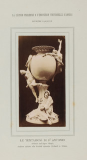 Le Tentazioni di St Antonio, Sculpture of the Temptation of Saint Anthony, La Section Italienne a