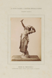 Sculpture of a woman, Ecce il Moccolo!, La Section Italienne a l'Exposition Universelle d'Anvers -